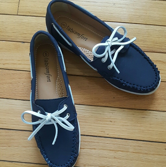 Nwot Flex Comfort Boat Shoes - Picture 1 of 3